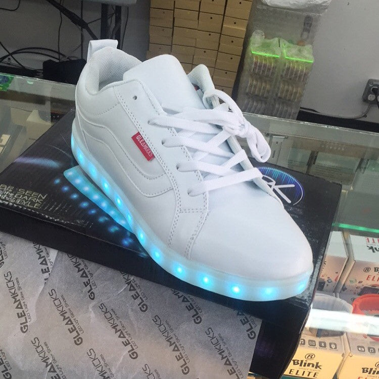 Led Light up Shoes - White